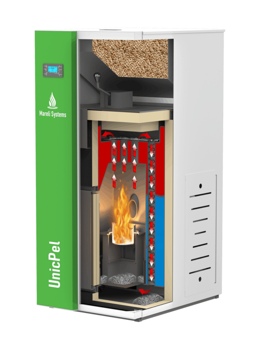 Pellet boiler Mareli Systems - UnicPel (9)
