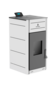 Unica pellet stove - white color 6