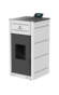Unica pellet stove - white color 5
